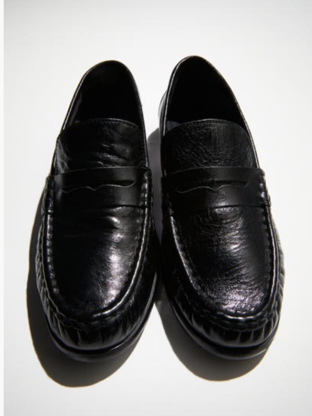 NWT H&M Premium Leather Loafers